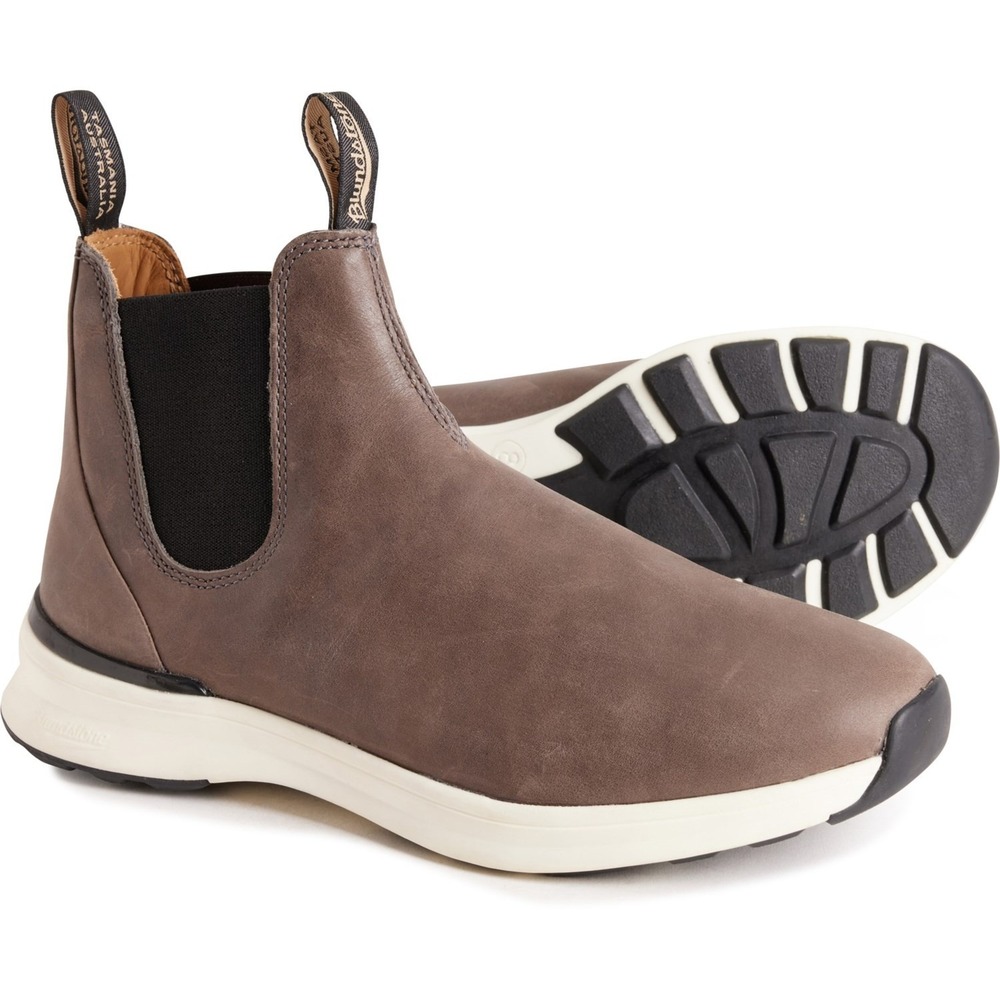 Blundstone 2141 Chelsea Sneaker Boots Nubuck Women US W 9 Taupe Pull On Ankle‎